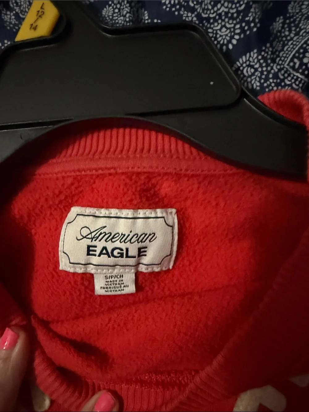 American Eagle Outfitters Coral Crewneck Sweatshirt